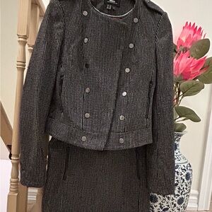 Mexx Black and White Houndstooth Jacket